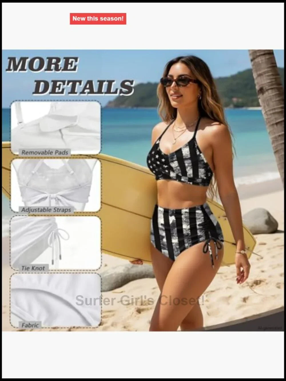 Matching Couples Swimsuits Bikini Set Men Swim Trunks Summer Beach